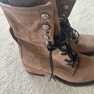 A.S.98 Brown Leather Boots